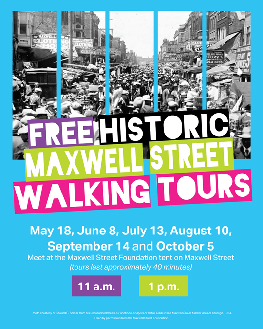 Free Historic Maxwell Street Walking Tours